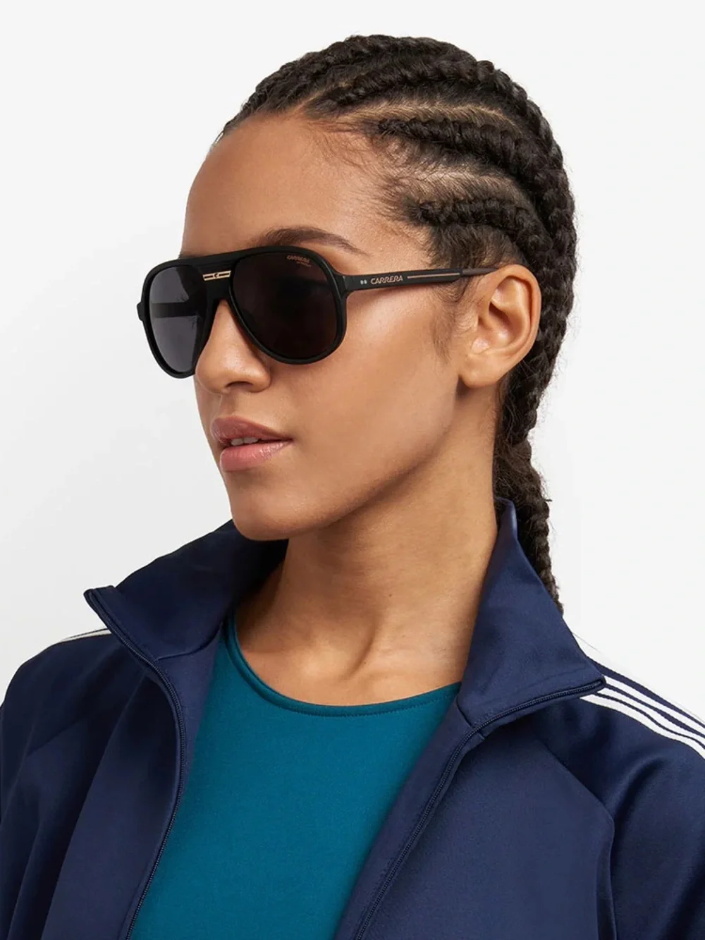 New Carrera C SPORT 07/S 10AK2 Unisex Cream Aviator Sunglasses Authentic